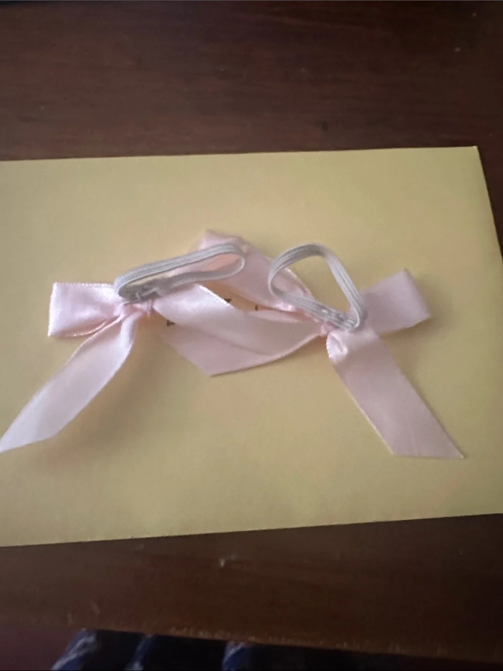 Build-A-Bear Pink Satin Bow Hair Accessory